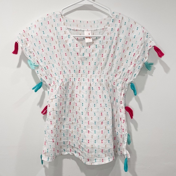 KIDS: Cat & Jack Multi-Color Girls Swim Coverup - Picture 1 of 5